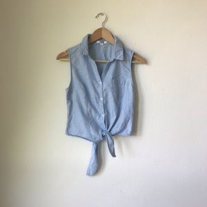 Girls chambray shirt